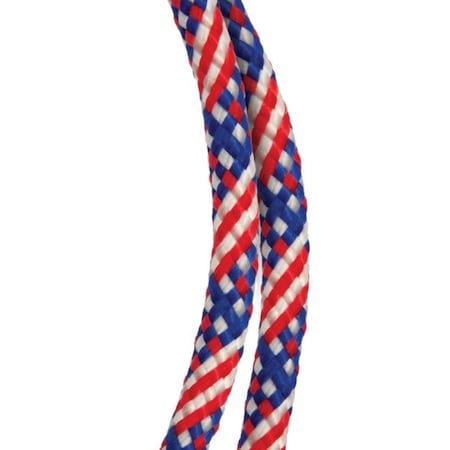 Koch Industries Koch Industries 1/4 in. D X 100 ft. L Red/White/Blue Diamond Braided Polypropylene Rope 5170865